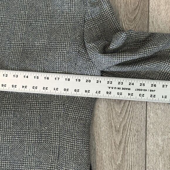 Oscar de la Renta Silk Wool Sport Coat Jacket Blazer Men's 38S NWT Vintage - Picture 10 of 10